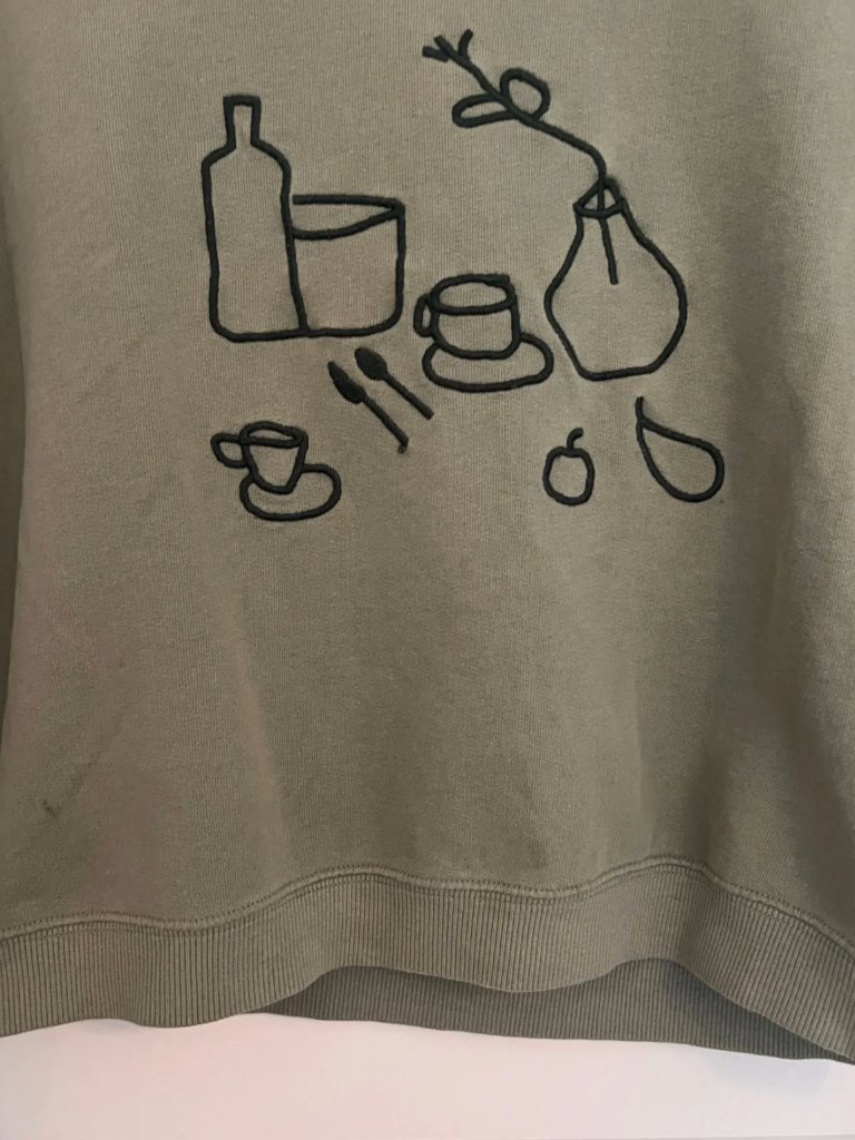 Paloma Wool Tablescape Crop Sweatshirt — image 2 of 5